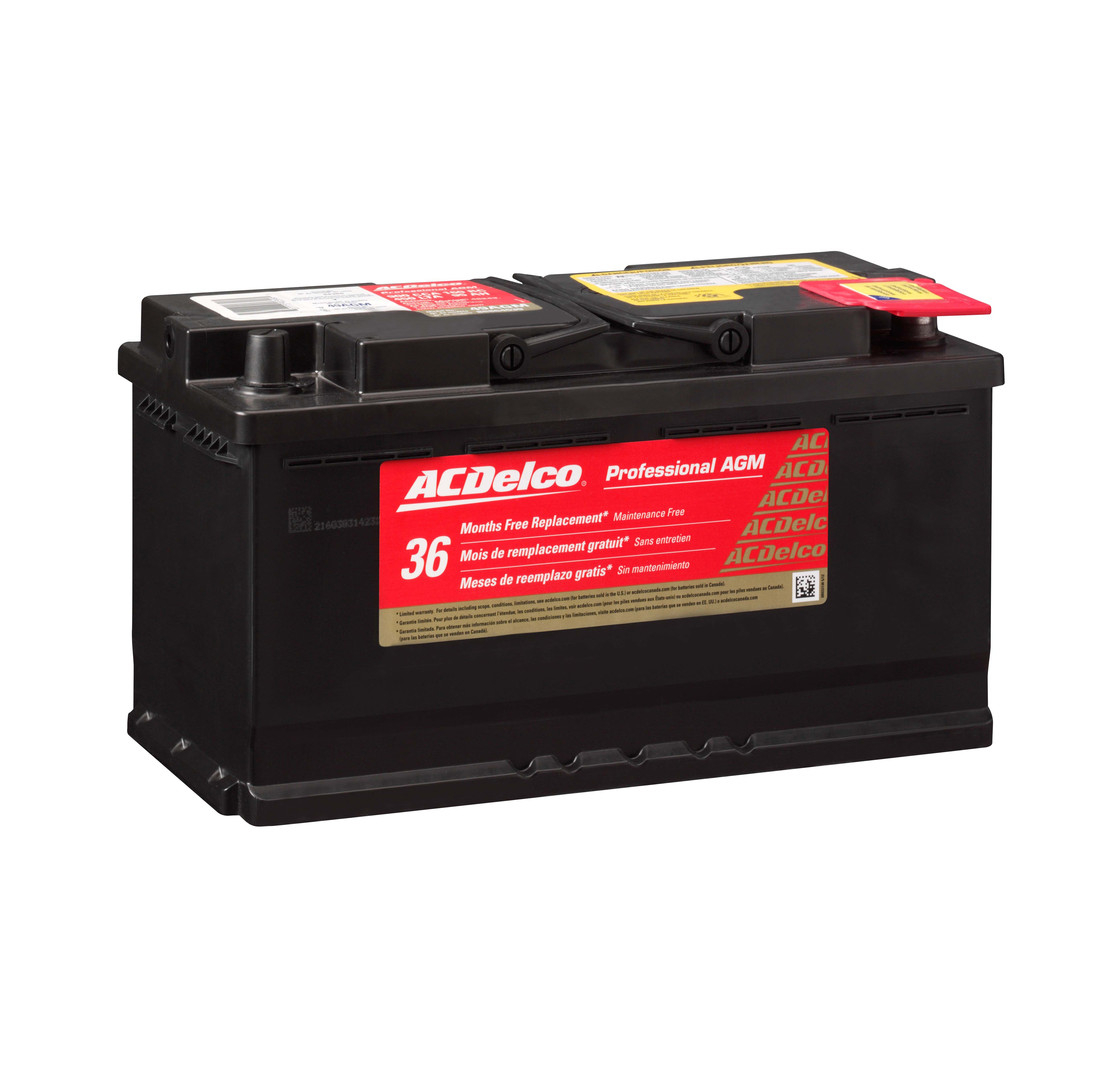 ACDELCO PROFESSIONAL Std Automotive Battery 49AGM Pro Auto Parts World