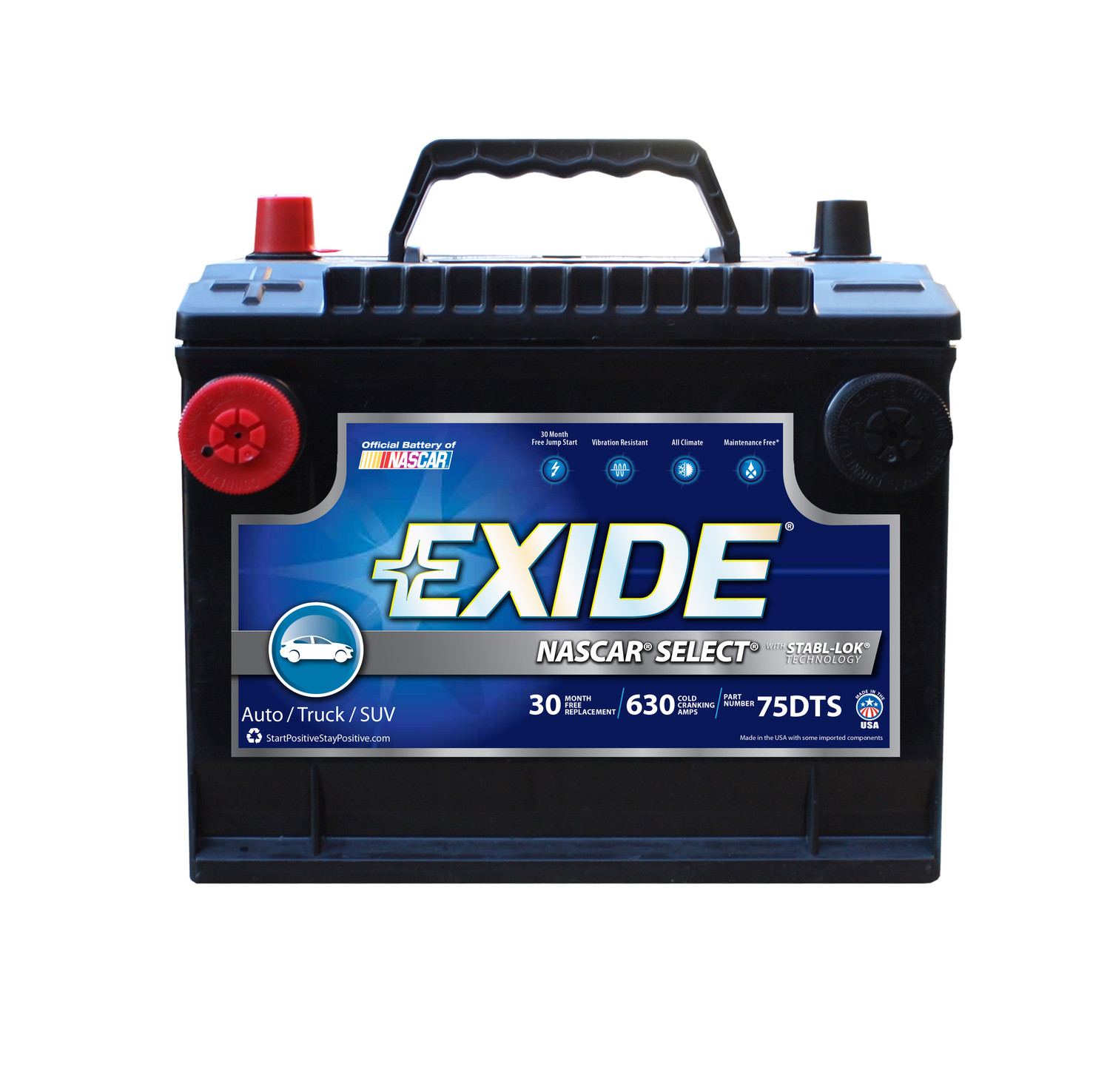 EXIDE Std Automotive Battery 75DTS | AutoPartMonster.com