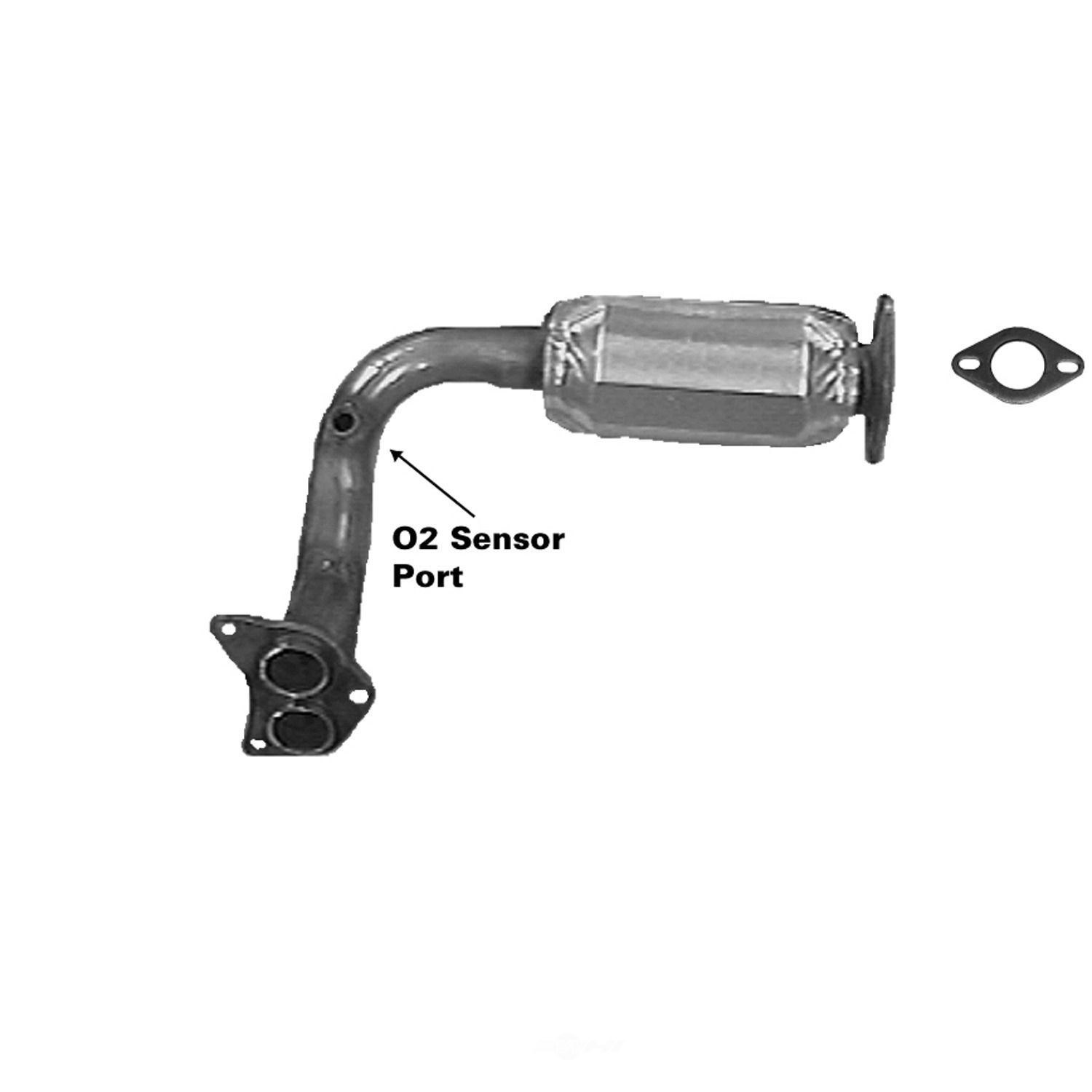AP EXHAUST W/FEDERAL CONVERTER - Catalytic Converter with Integrated Exhaust Manifold - APF 642454