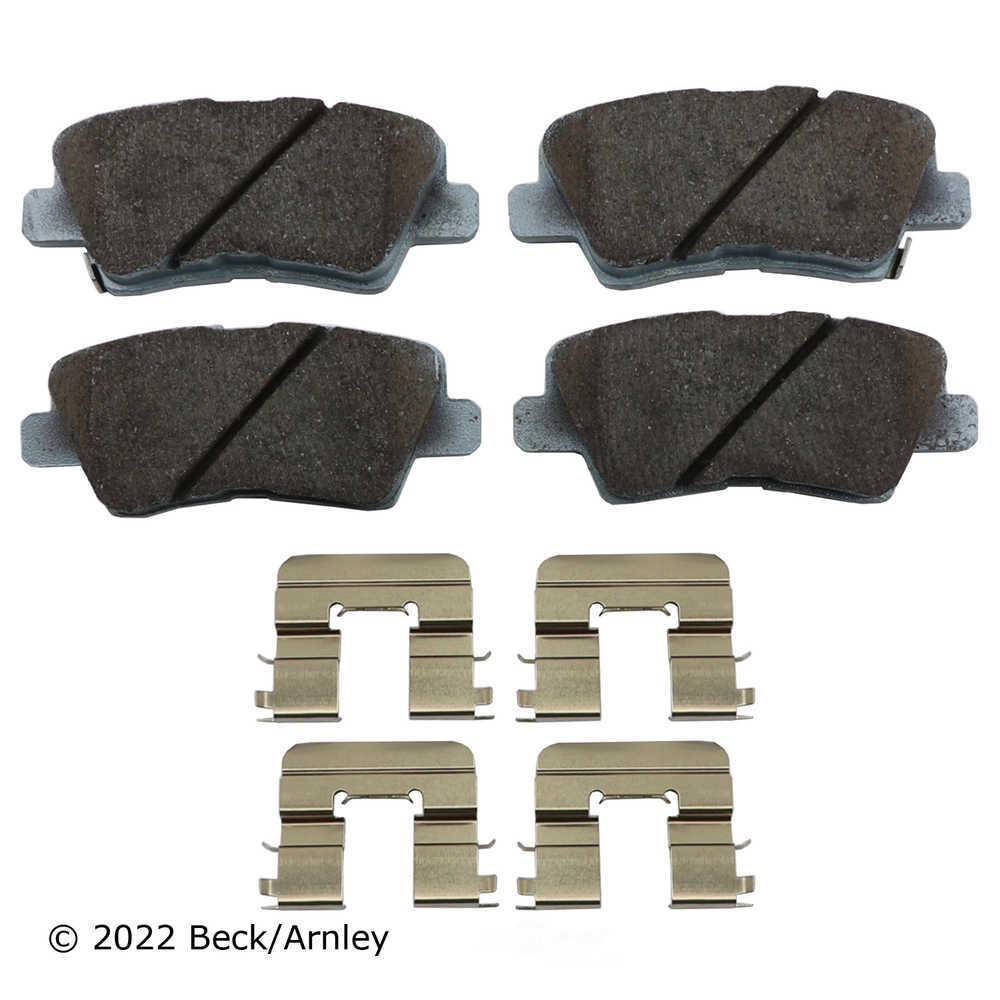 Disc Brake Pad Set-C-TEK Ceramic Brake Pads Rear Centric 103.11570