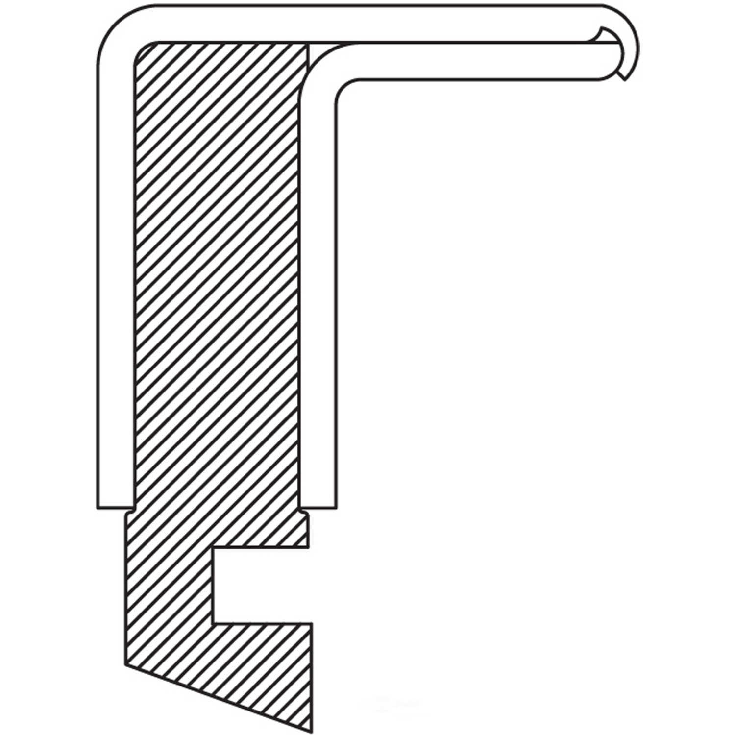 AUTO EXTRA/BEARING-SEALS-HUB ASSEMBLIES - Wheel Seal - AXJ - 203008