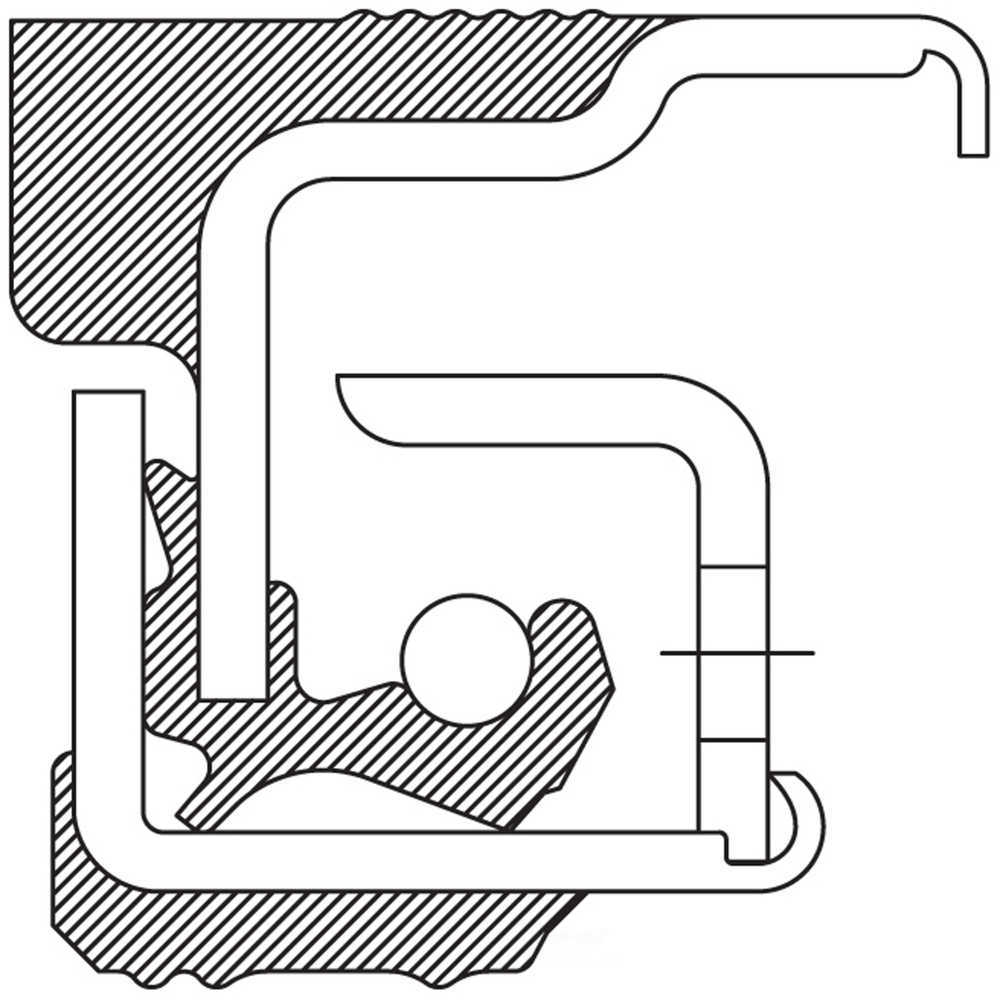 AUTO EXTRA/BEARING-SEALS-HUB ASSEMBLIES - Wheel Seal - AXJ - 370001a