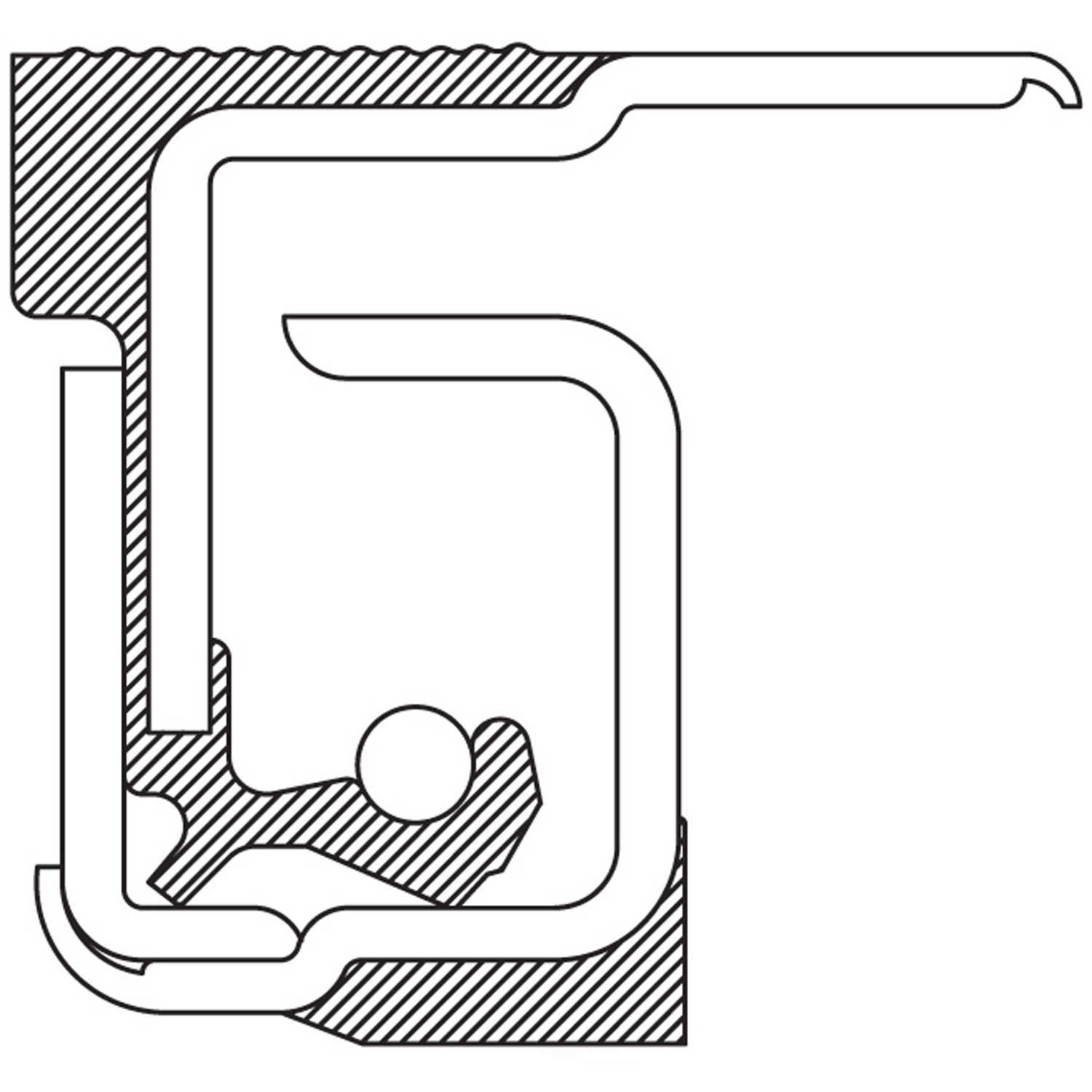 AUTO EXTRA/BEARING-SEALS-HUB ASSEMBLIES - Wheel Seal - AXJ - 370150a