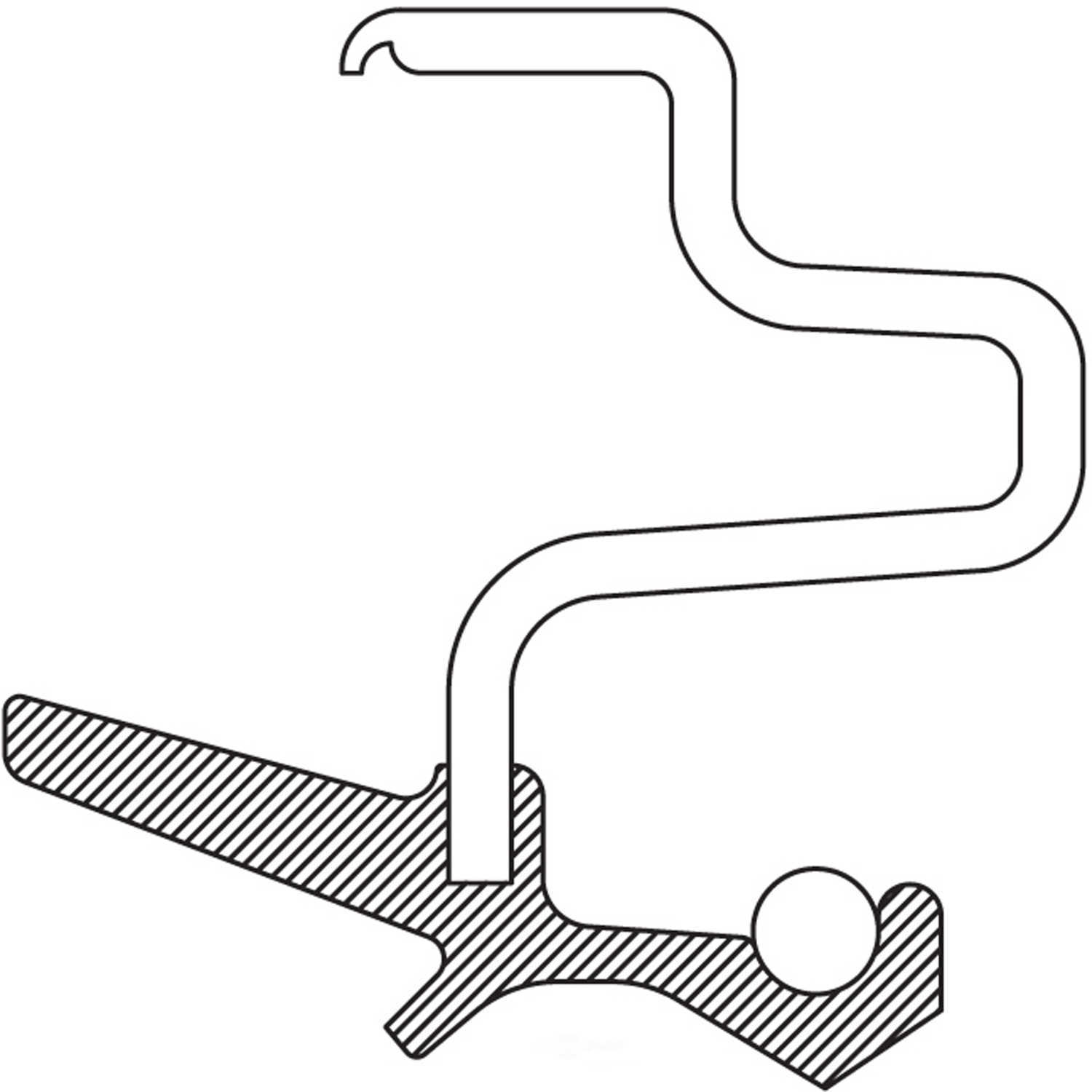 AUTO EXTRA/BEARING-SEALS-HUB ASSEMBLIES - Differential Pinion Seal - AXJ - 5778