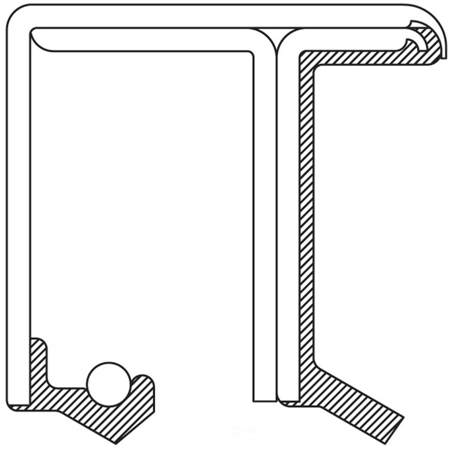 AUTO EXTRA/BEARING-SEALS-HUB ASSEMBLIES - Differential Pinion Seal - AXJ - 6930