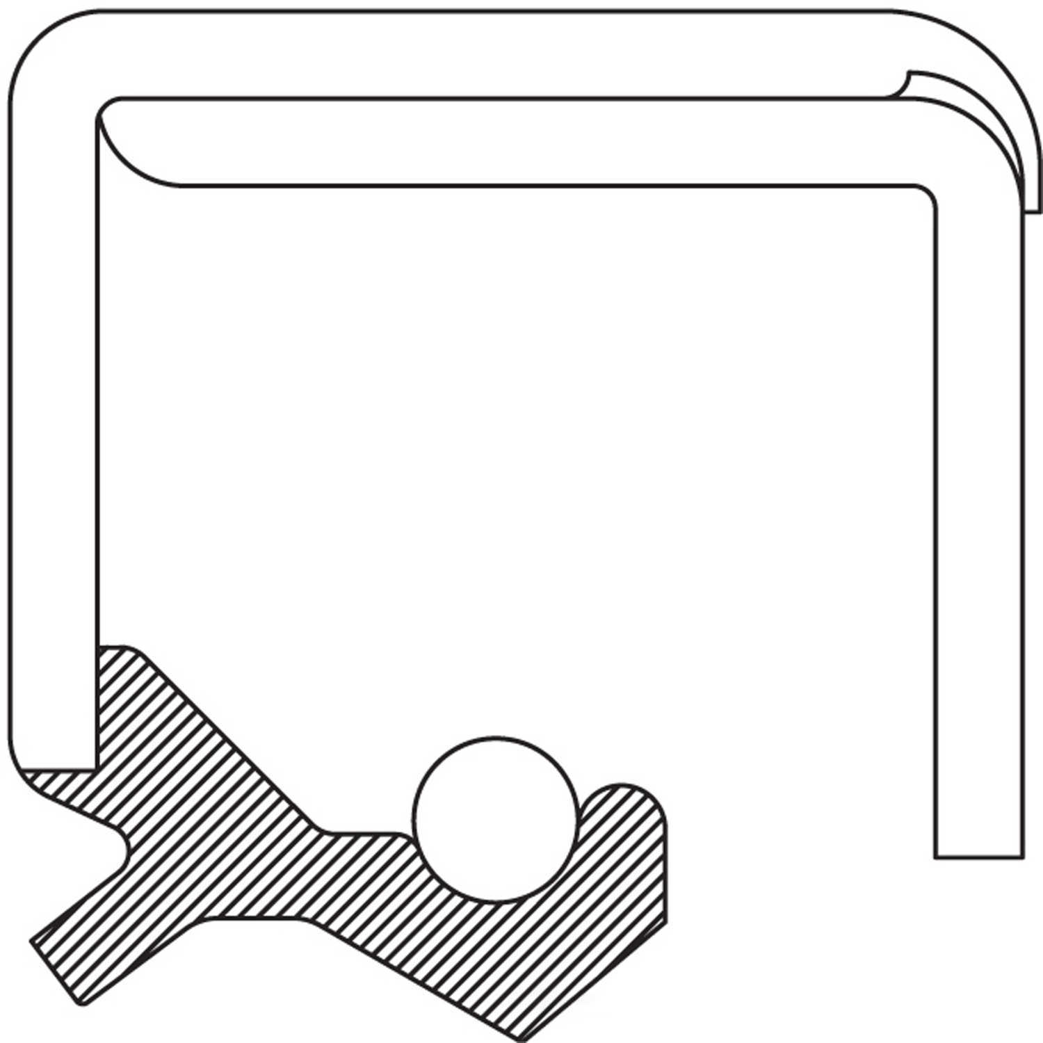 AUTO EXTRA/BEARING-SEALS-HUB ASSEMBLIES - Auto Trans Extension Housing Seal - AXJ - 7038sa