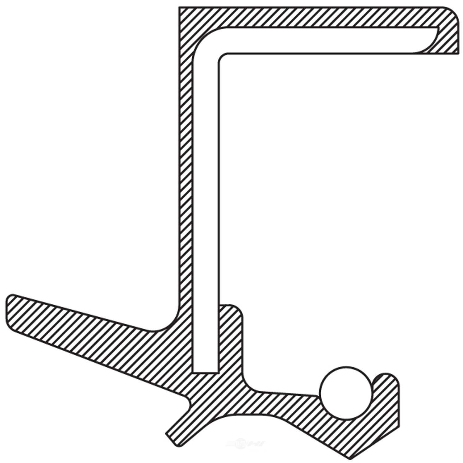 NATIONAL SEAL/BEARING - Manual Trans Output Shaft Seal - BCA 710298