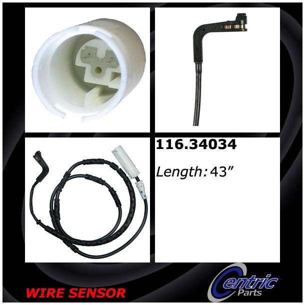 CENTRIC PARTS - Centric Premium Brake Pad Sensor Wires - CEC 116.34034