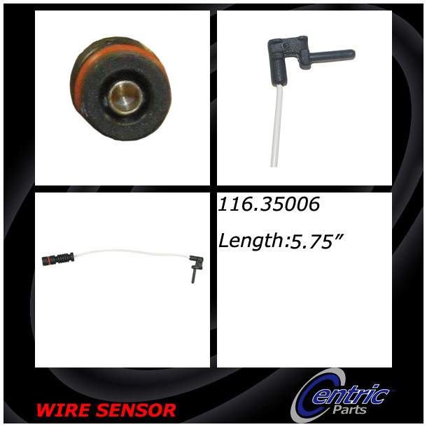CENTRIC PARTS - Centric Premium Brake Pad Sensor Wires - CEC 116.35006