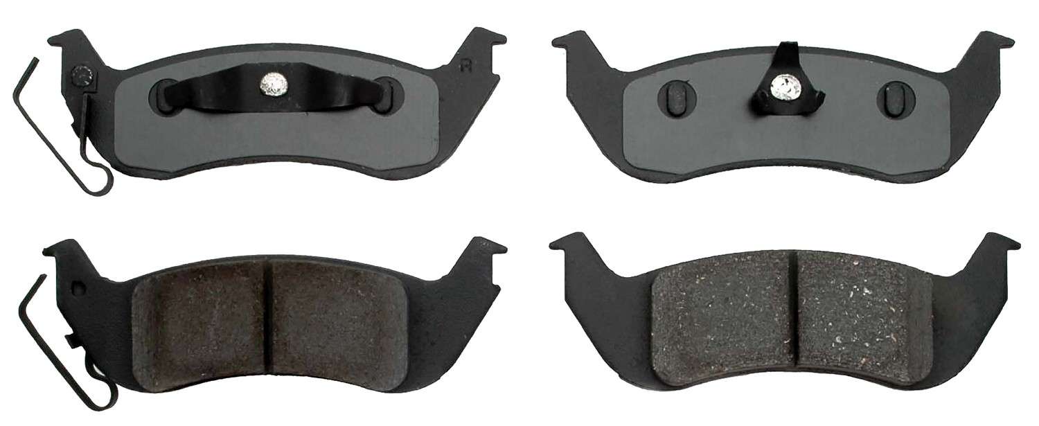 ACDELCO SPECIALTY - Police Semi-Metallic Disc Brake Pad - DCE 17D1040AMHPVF1