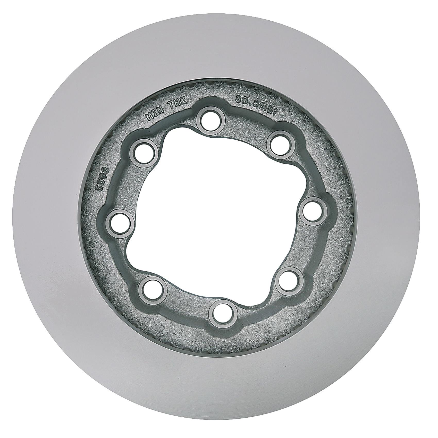 ACDELCO SILVER/ADVANTAGE - Coated Disc Brake Rotor - DCD 18A489AC