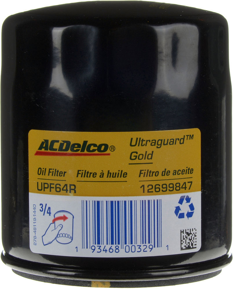 ACDELCO SPECIALTY - Ultraguard Durapack Engine Oil Filter - DCE UPF64RF