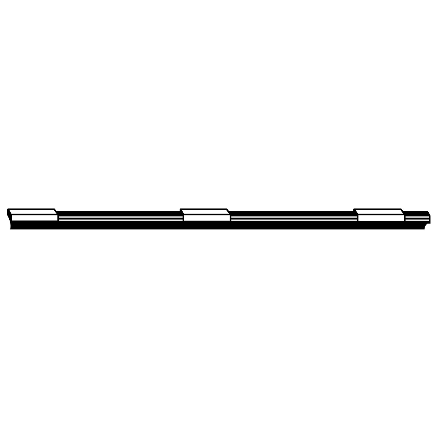 ACDELCO GOLD/PROFESSIONAL - Performance Windshield Wiper Blade Refill - DCC 8-5187