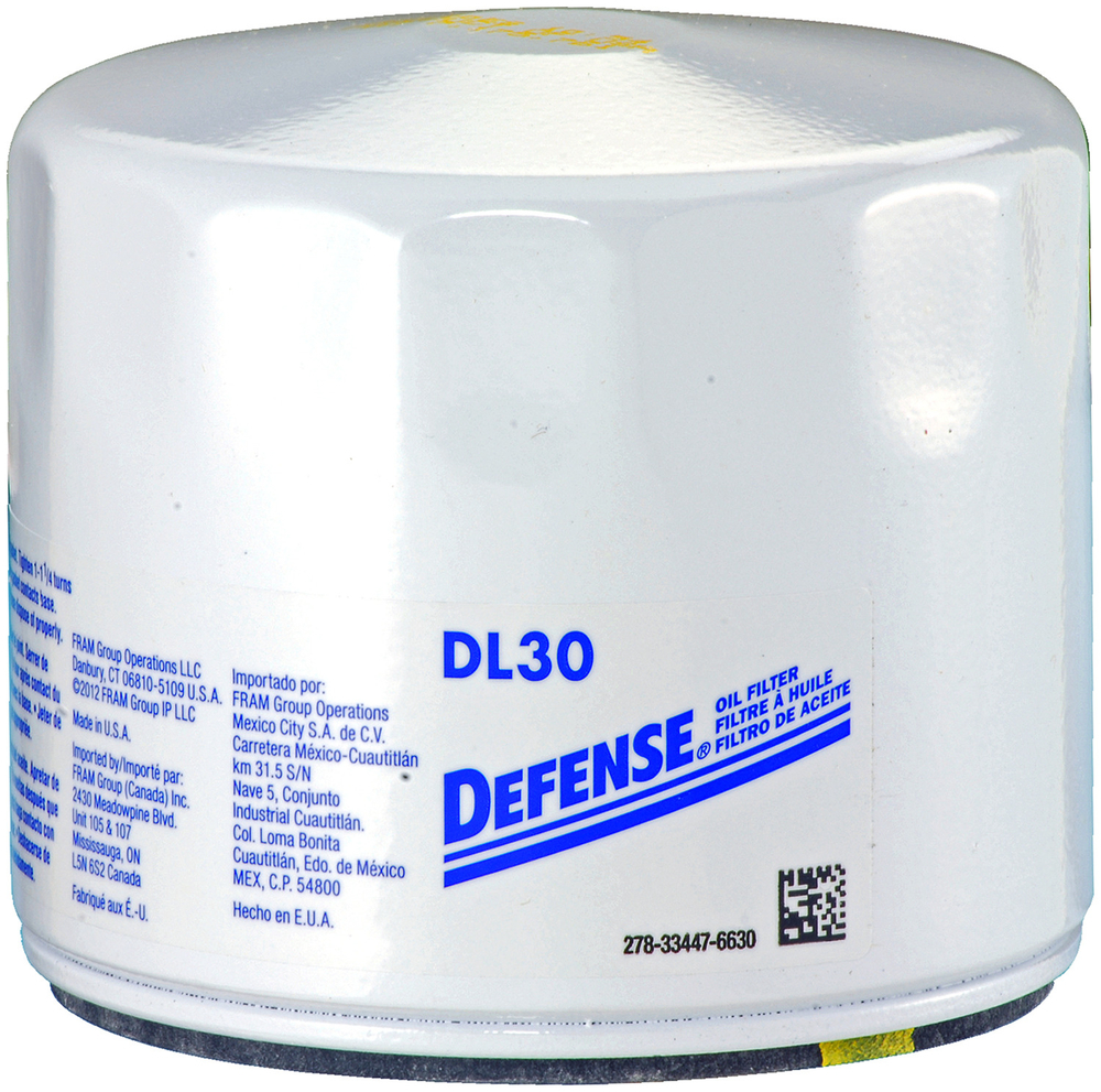 DEFENSE FILTERS (FRAM) - Engine Oil Filter - DFN DL30