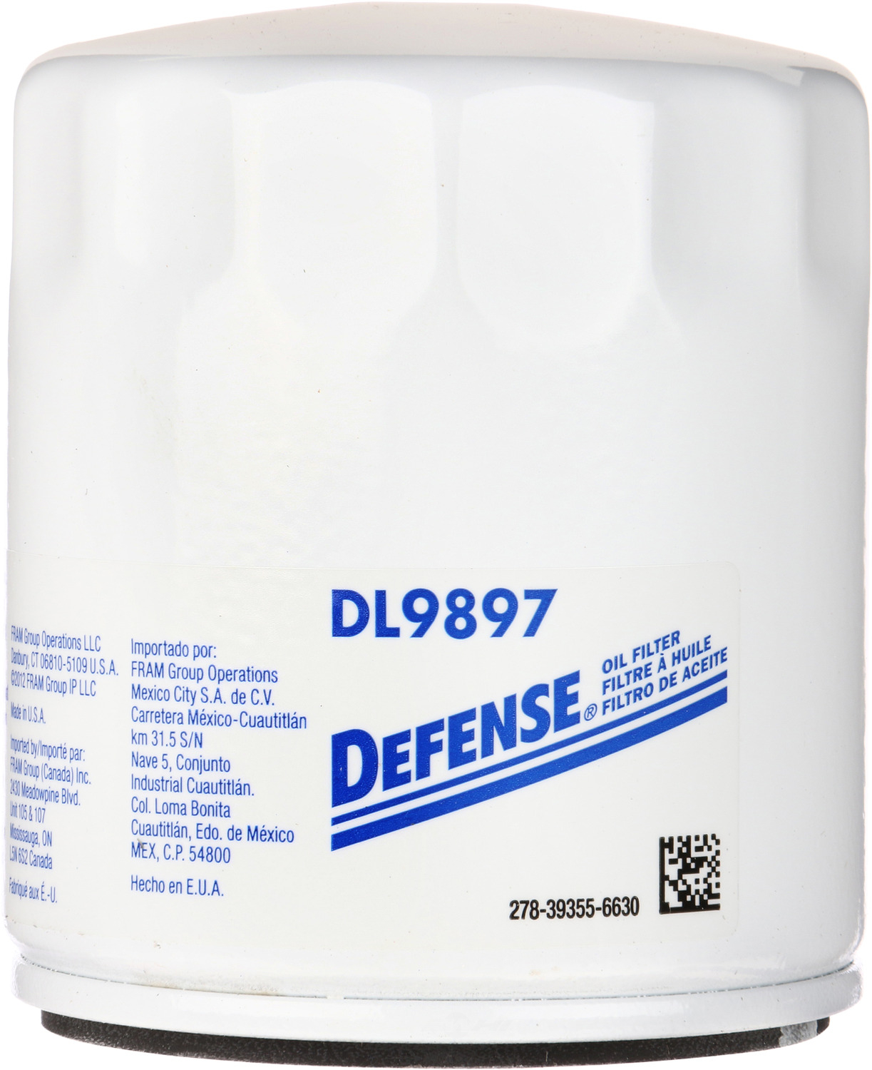 DEFENSE FILTERS (FRAM) - Engine Oil Filter - DFN DL9897