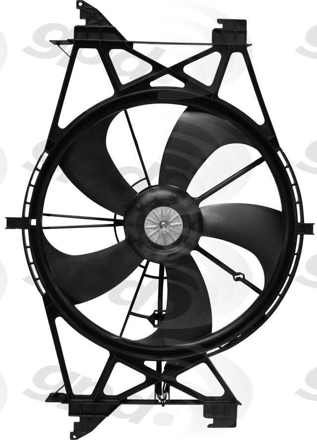 GLOBAL PARTS - Engine Cooling Fan Assembly - GBP 2811742
