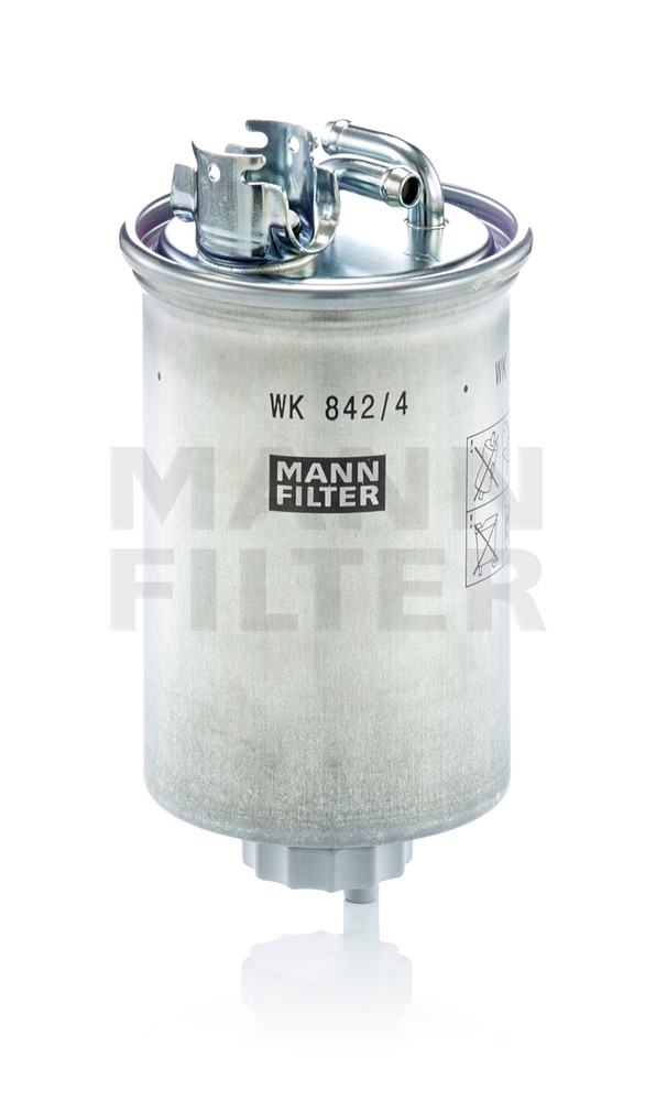 MANN-FILTER - Fuel Filter - MNH WK 842/4