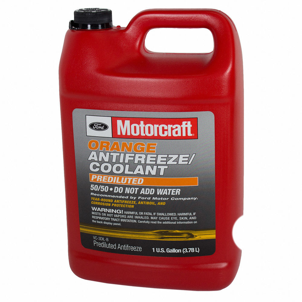 MOTORCRAFT - Orange Prediluted Antifreeze / Coolant - Gallon - MOT VC-3DIL-B