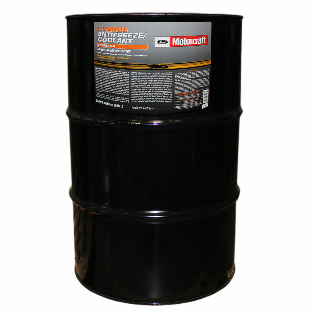MOTORCRAFT - Orange Prediluted Antifreeze / Coolant - 55 Gallon