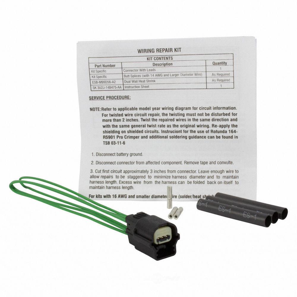 MOTORCRAFT - Ambient Air Quality Sensor Connector - MOT WPT-1400