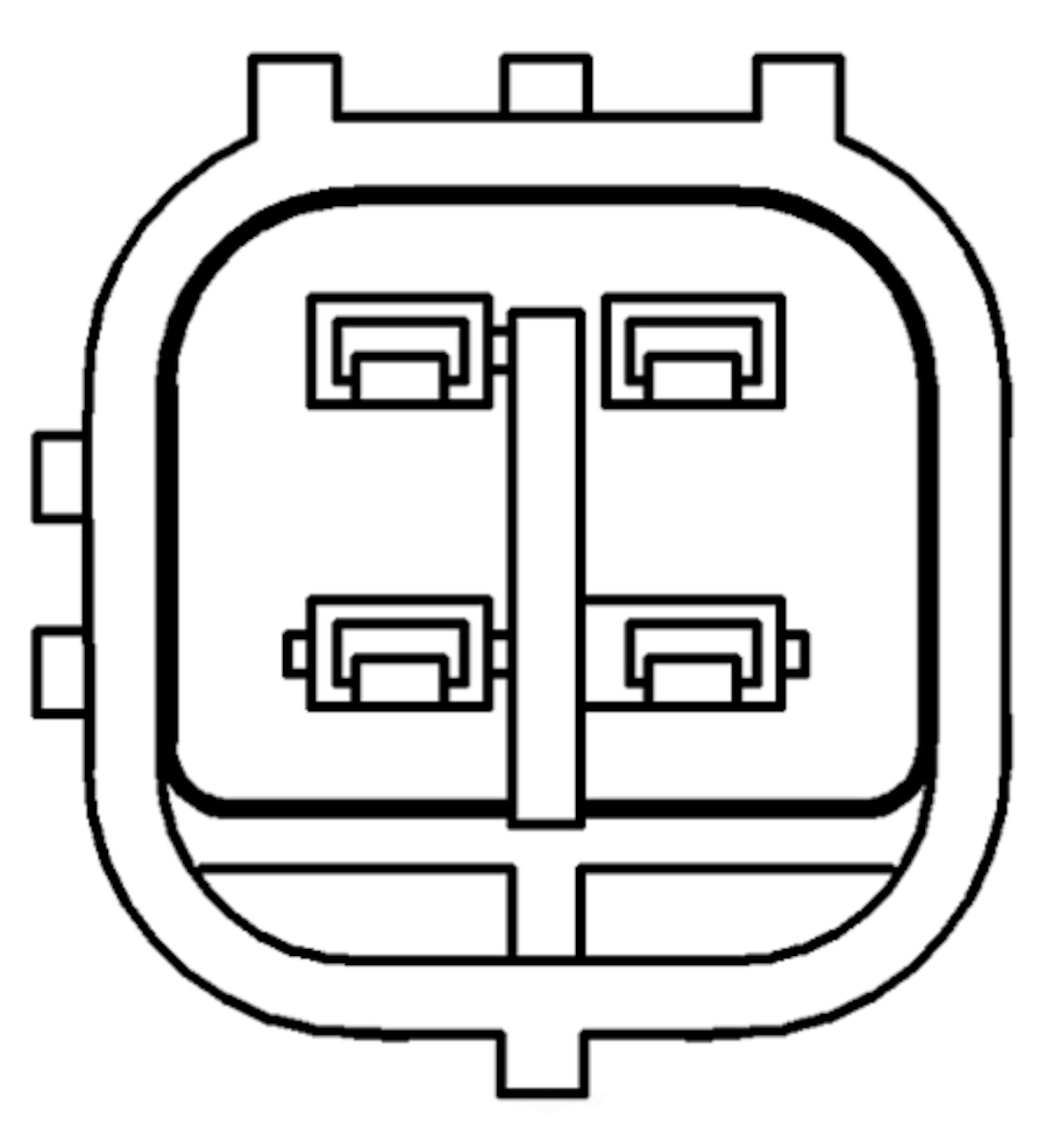 NGK USA STOCK NUMBERS - Direct Fit 4-Wire A/F Sensor - NGK 24837