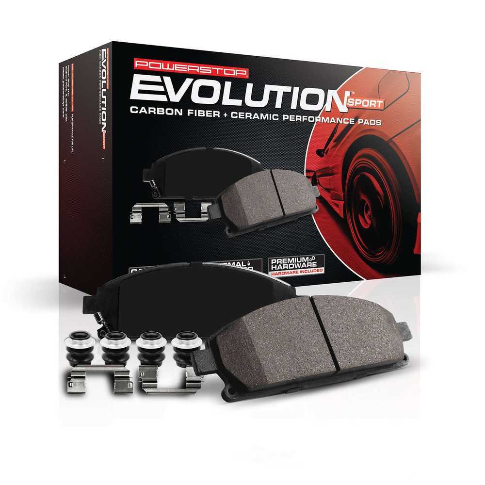 Z23 Evolution Sport Carbon-Fiber Ceramic Rear Brake Pads Power Stop Z23-709