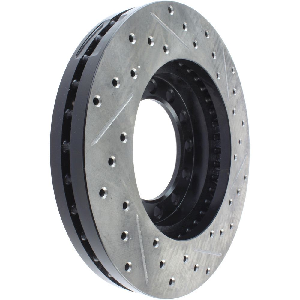 STOPTECH - StopTech Sport Cross-Drilled & Slotted Disc Brake Rotors - SOH 127.43016R