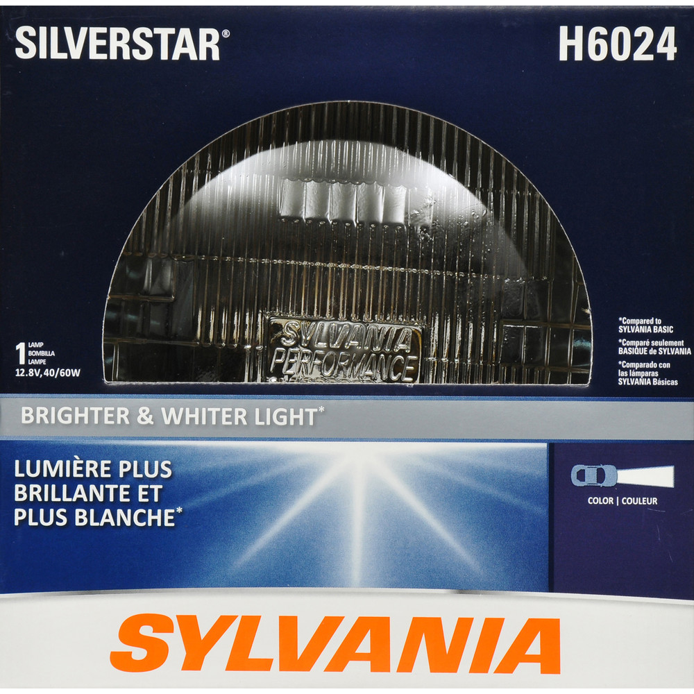 SYLVANIA RETAIL PACKS - SilverStar Box Headlight Bulb - SYR H6024ST.BX