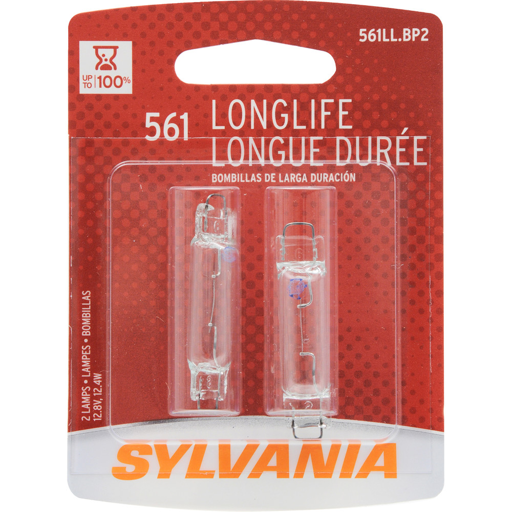 SYLVANIA RETAIL PACKS - Long Life Blister Pack Twin Courtesy Light Bulb - SYR 561LL.BP2
