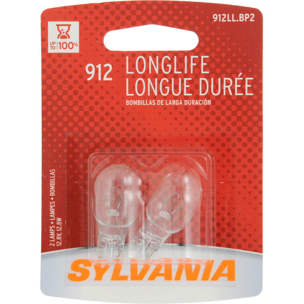 SYLVANIA RETAIL PACKS - Long Life Blister Pack Twin Parking Light Bulb - SYR 912LL.BP2