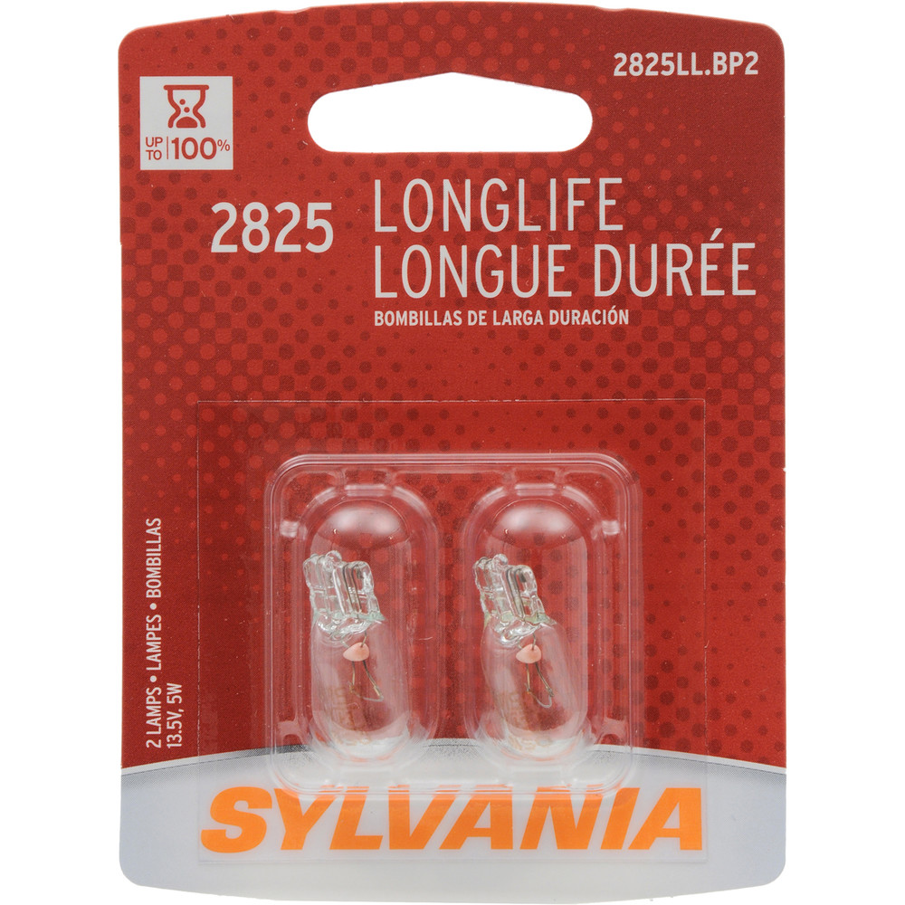 SYLVANIA RETAIL PACKS - Long Life Blister Pack Twin Parking Light Bulb - SYR 2825LL.BP2