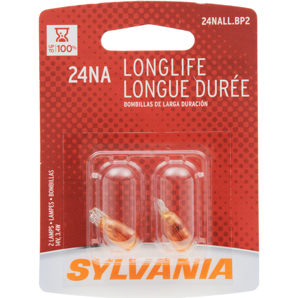 SYLVANIA RETAIL PACKS - SYLVANIA Amber Long Life Blister Pack TWIN - SYR 24NALL.BP2