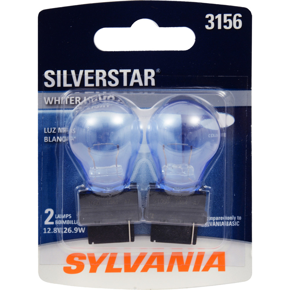 SYLVANIA RETAIL PACKS - SilverStar Blister Pack Twin Back Up Light Bulb - SYR 3156ST.BP2