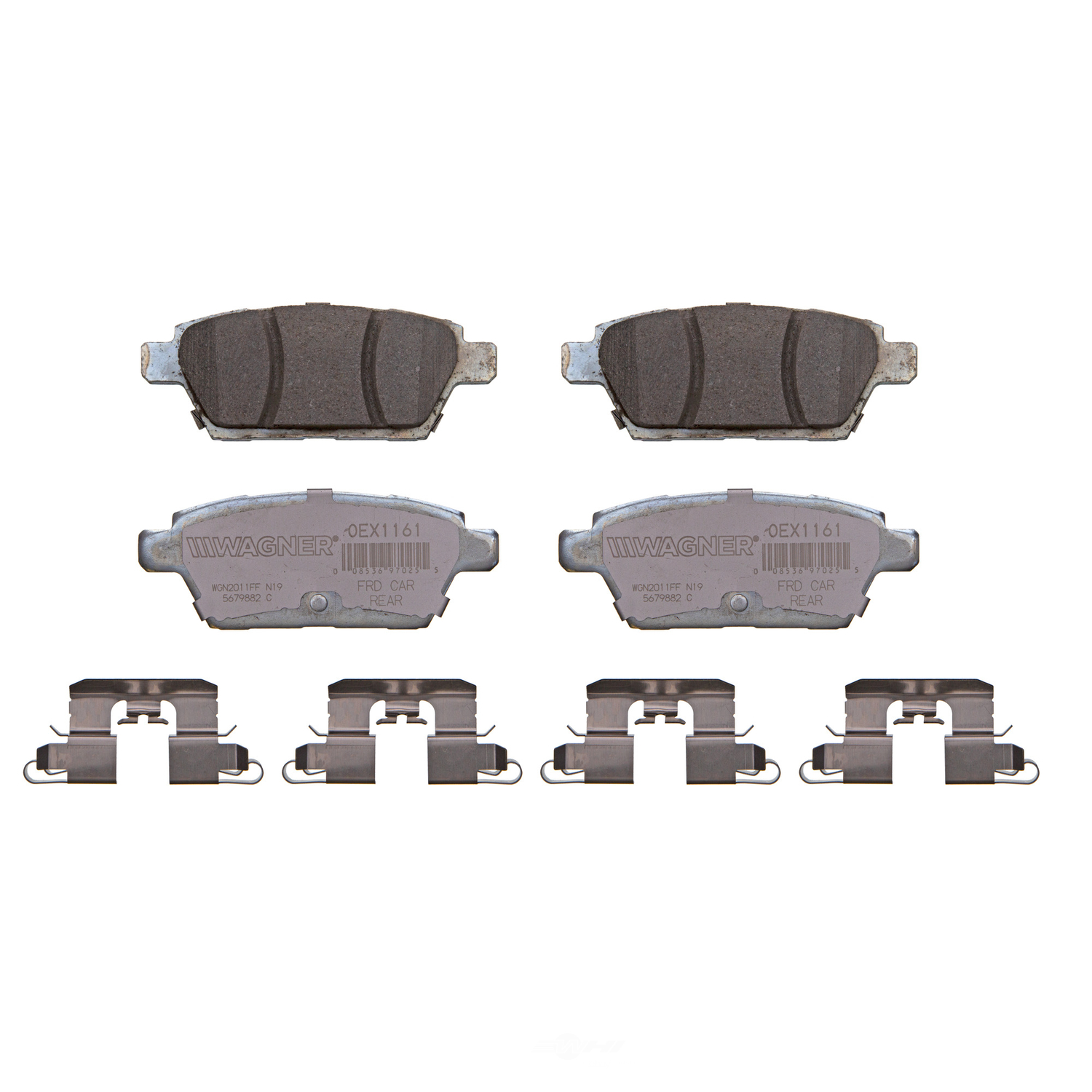 WINHERE BRAKE PARTS INC. Standard Replacement Disc Brake Rotor Painted Part Number 661814